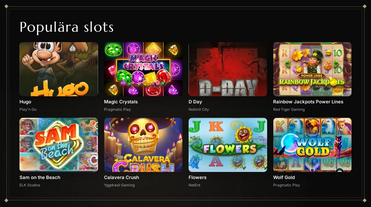 Spela hundratals spel