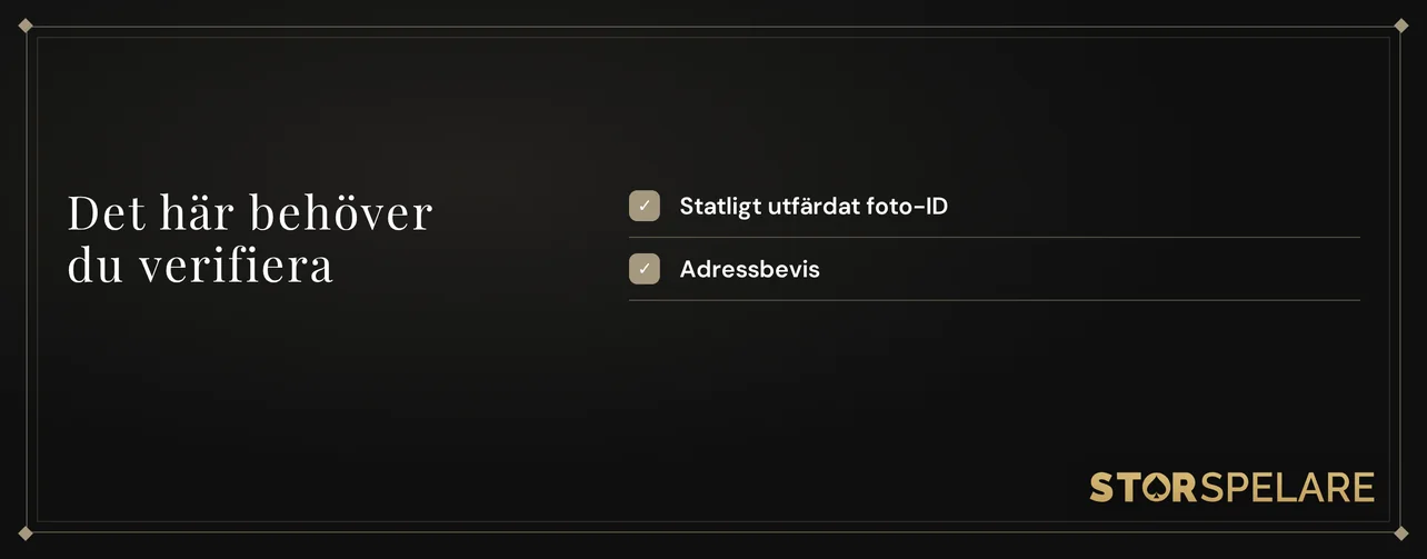 Förbered dina dokument för KYC